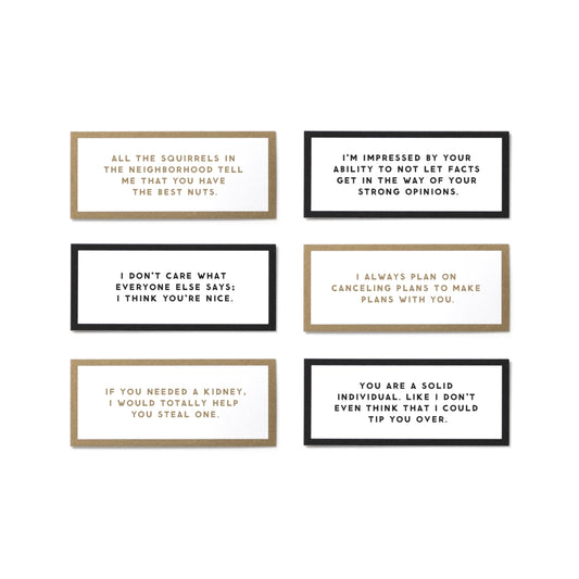 Card Set: Take A Compliment