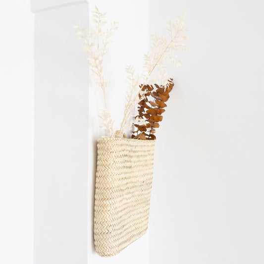 Moroccan Woven Wall Basket