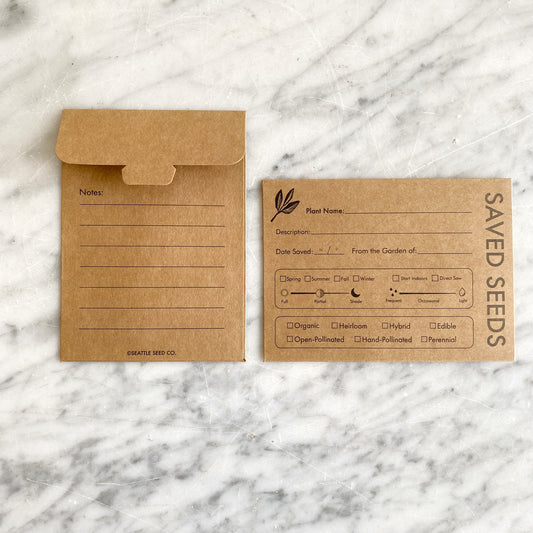 Seed Saving Envelopes, 6 pk