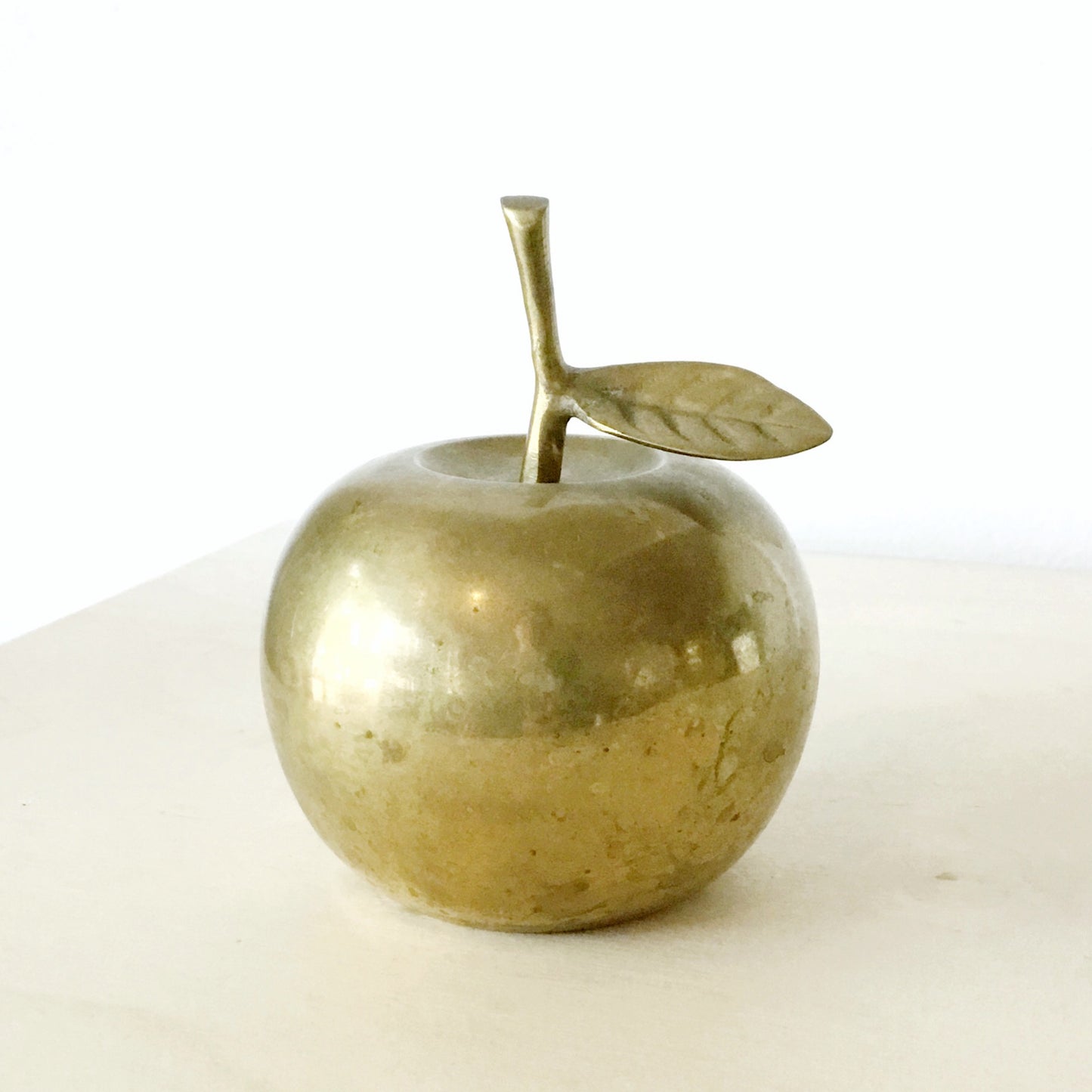 Vintage Brass Apple Bell