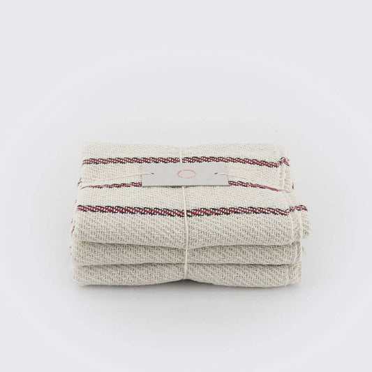 3 Cotton Cloth Hand Towel Set, Choose Style