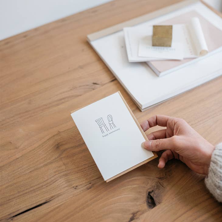 Anniversary Chairs Card