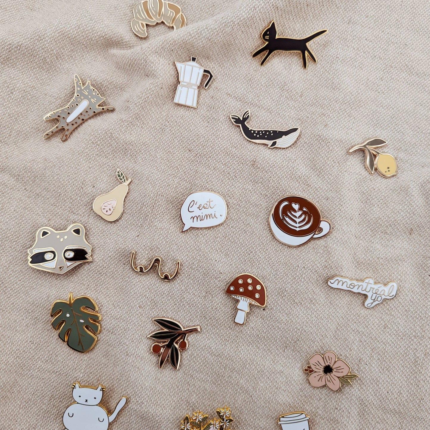 Mushroom Enamel Pin