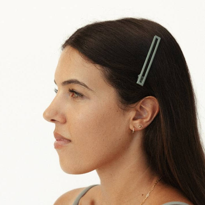 LEIA Hair Clips, Sage