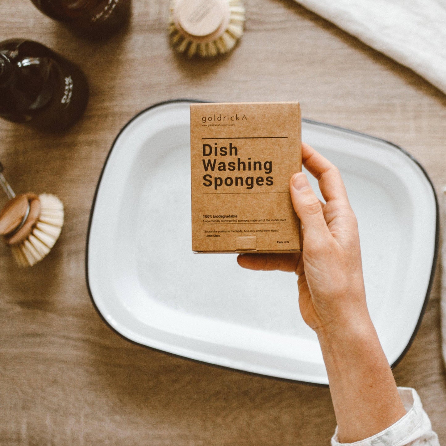 Loofah Dishwashing Sponges (Box of 5)