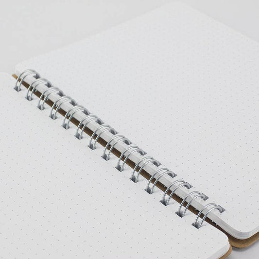 Spiral A5 Notebook, Grid or Dot