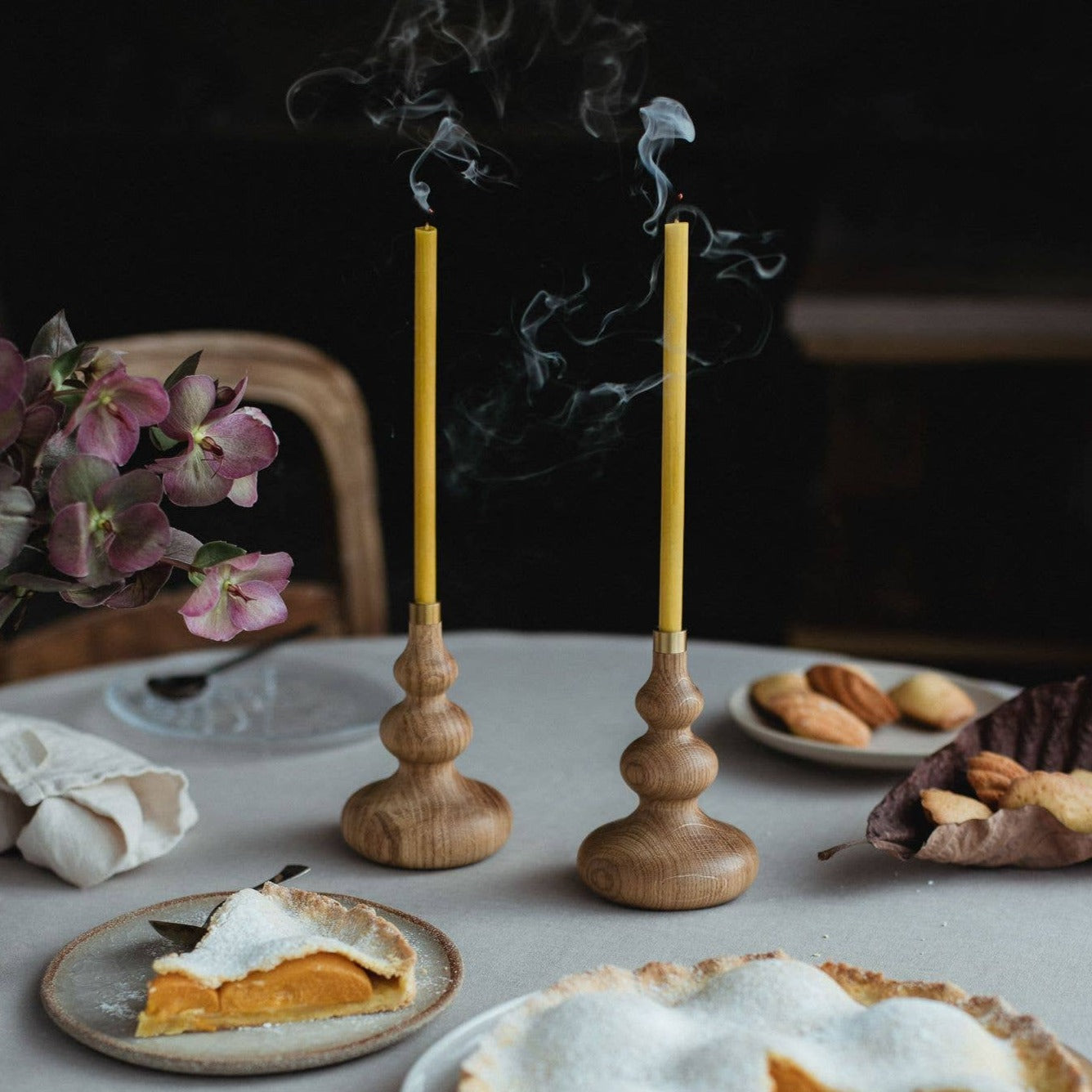 TREE Oak Candlestick Holder