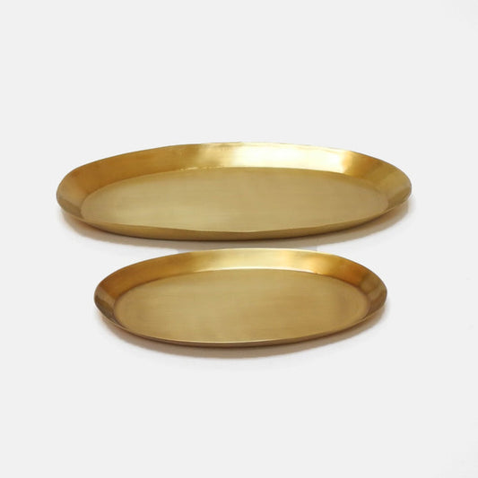 Brass Oval Tray, Choose Size