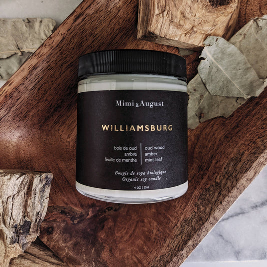 Williamsburg Minimal Organic Soy Candle, 4 oz