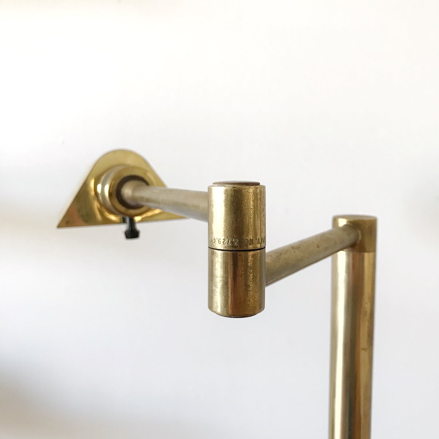 Vintage Brass Floor Lamp