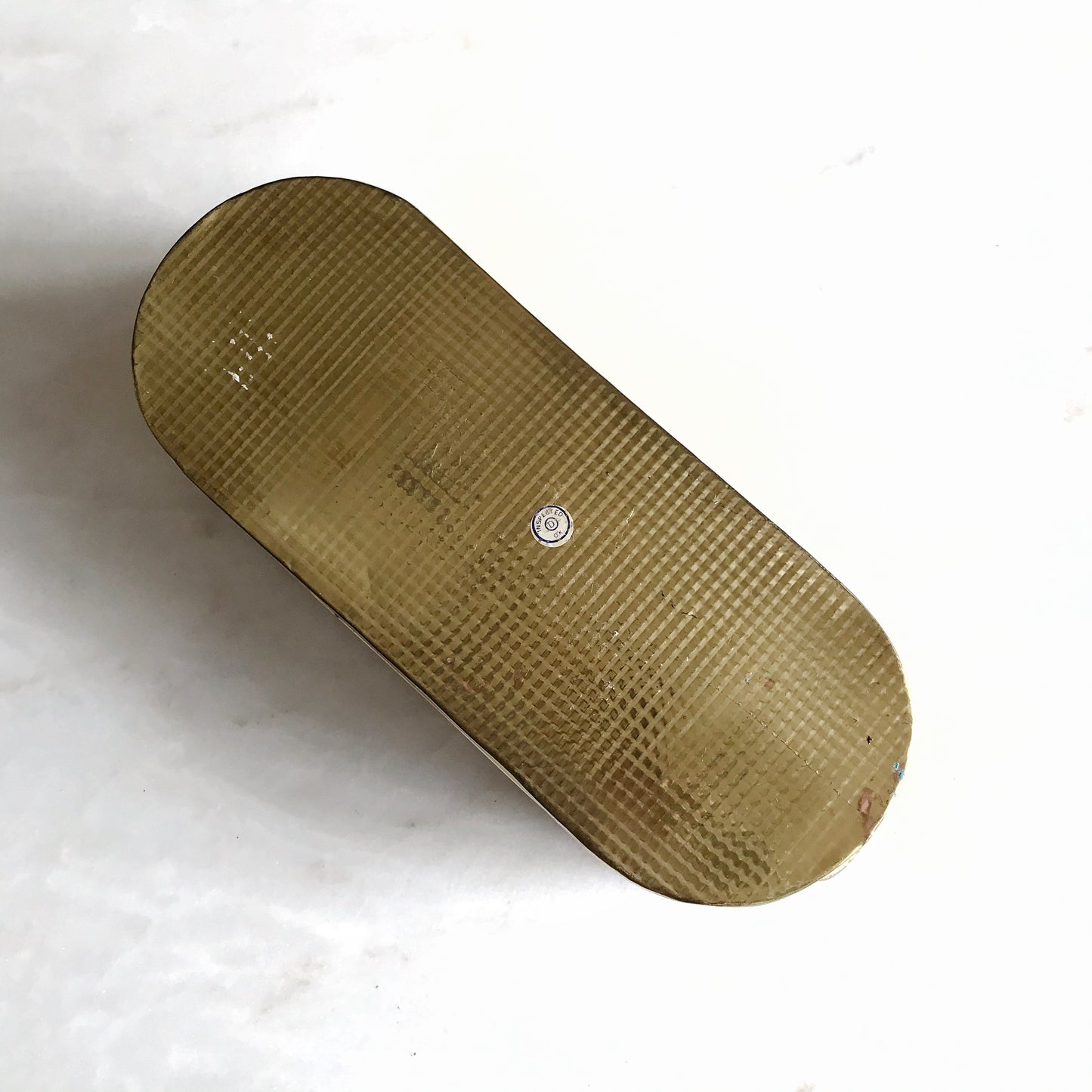 Long Vintage Brass Planter with Handles