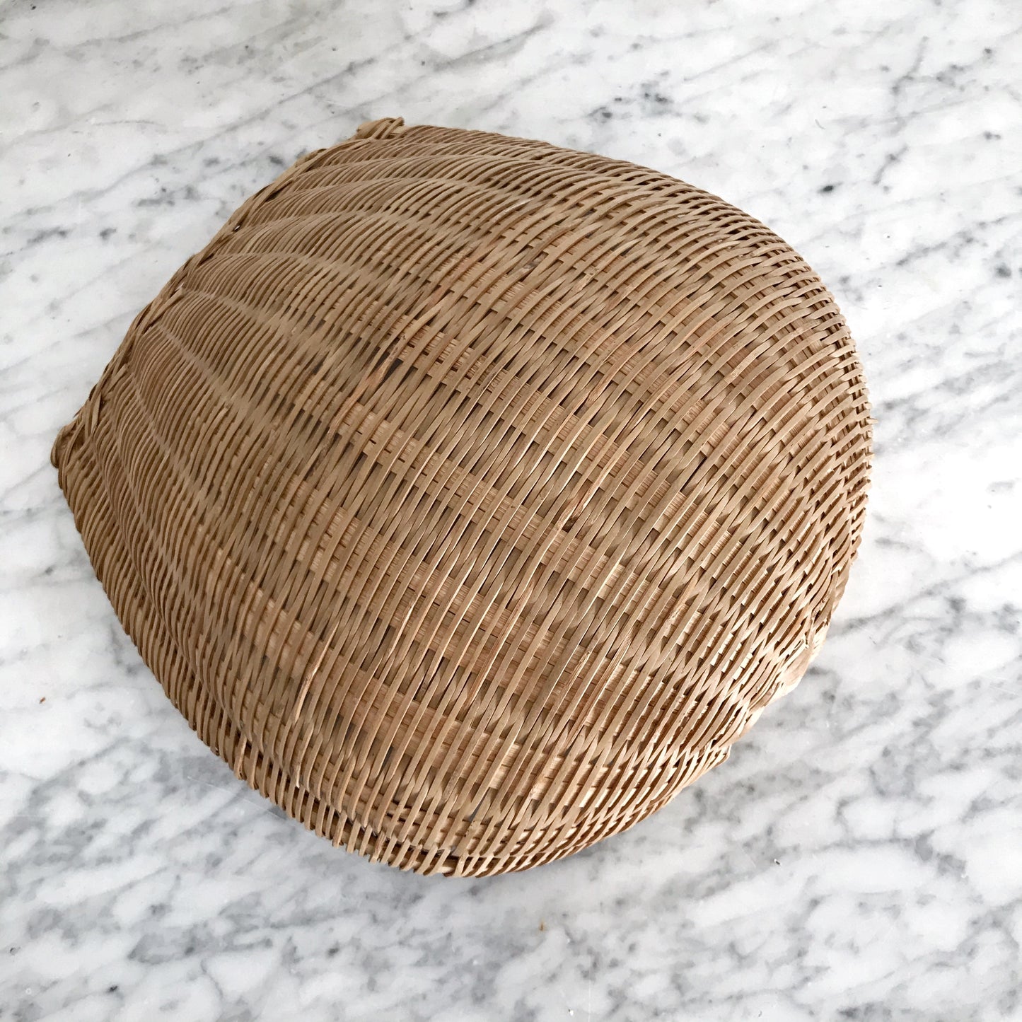 Vintage Woven Wicker Grain Scoop
