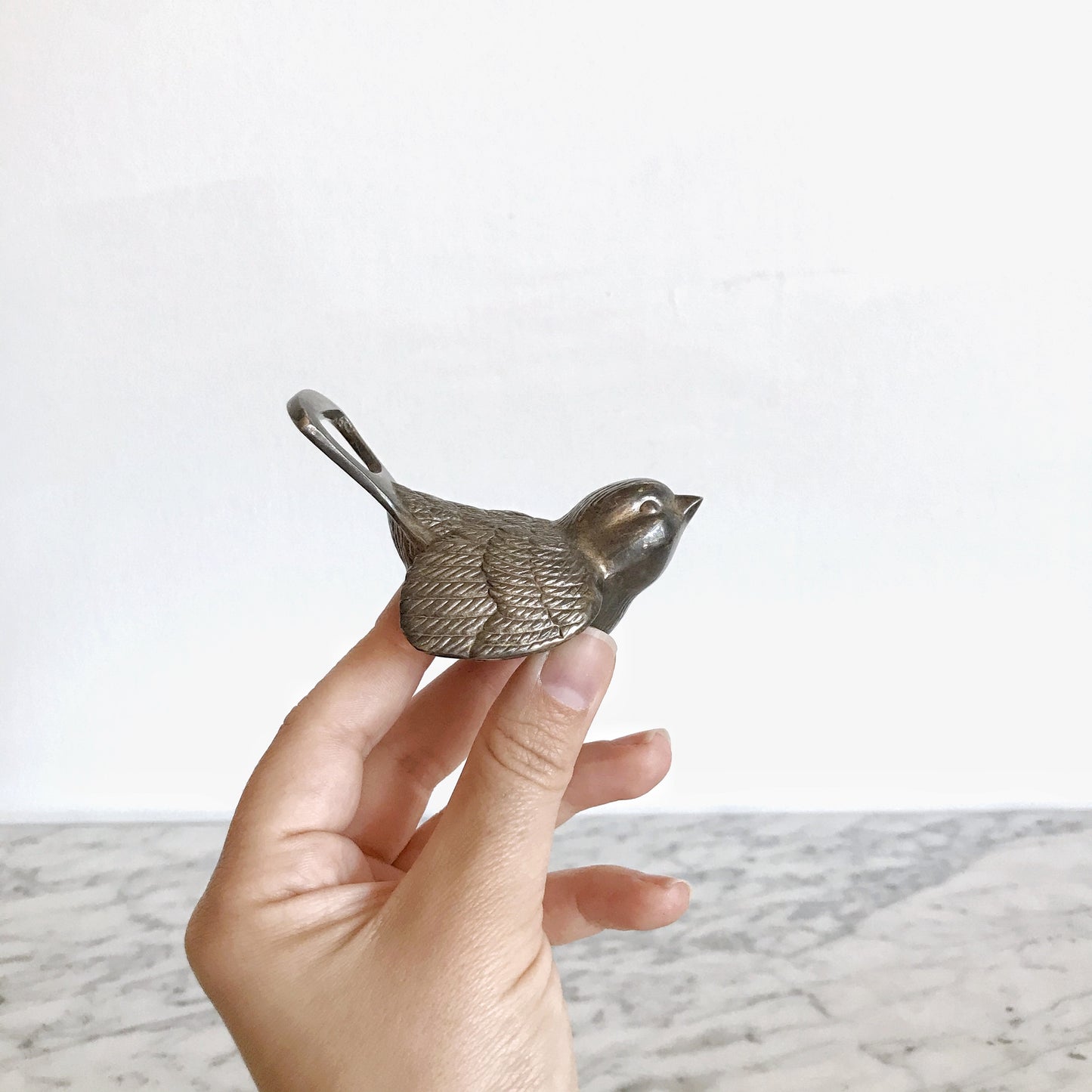 Vintage Silver Bird Bottle Opener