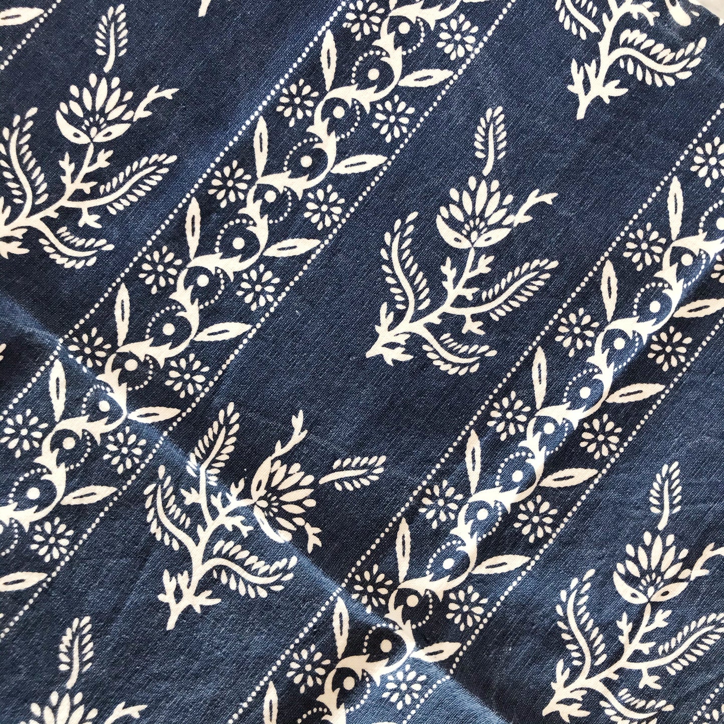 Pair of Printed Cloth Napkins, India