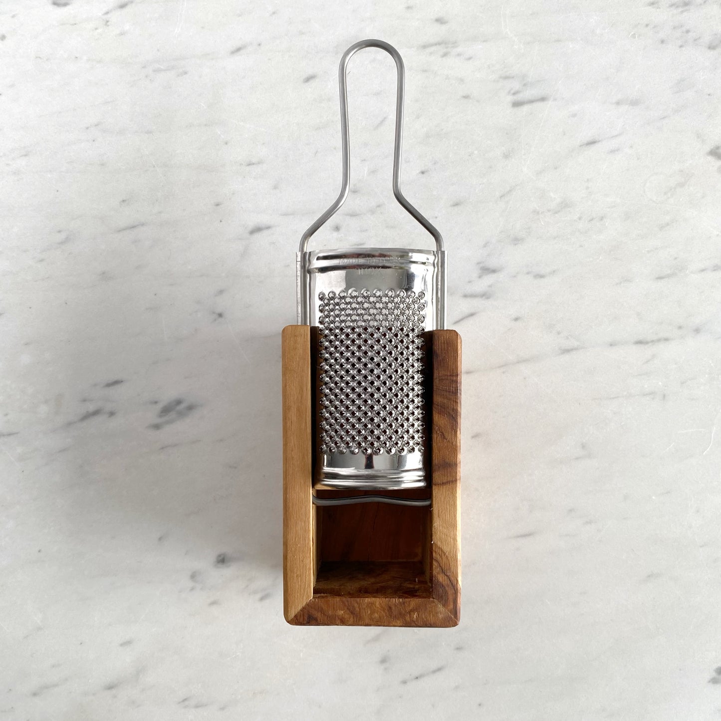 Found Olivewood Box Grater, Italy