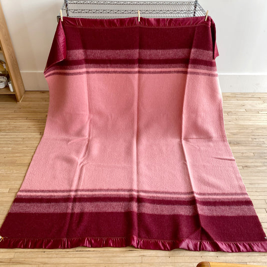 Vintage Wool Blanket by Faribo- 70x84