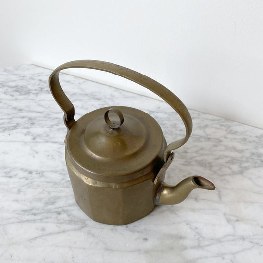 Vintage Brass Plated Teapot