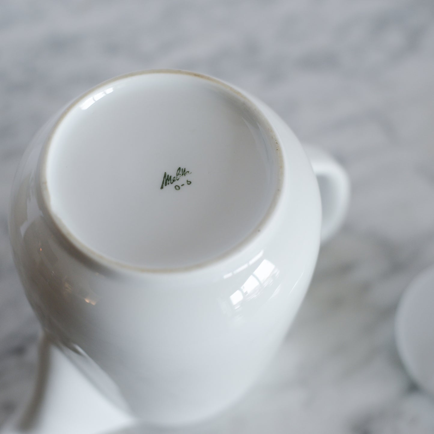 White Porcelain Coffee Carafe by Melitta