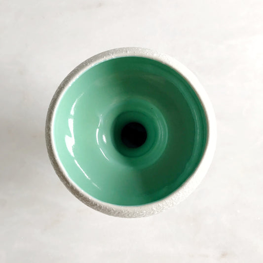 Vintage Ceramic Pedestal Vase, Mint
