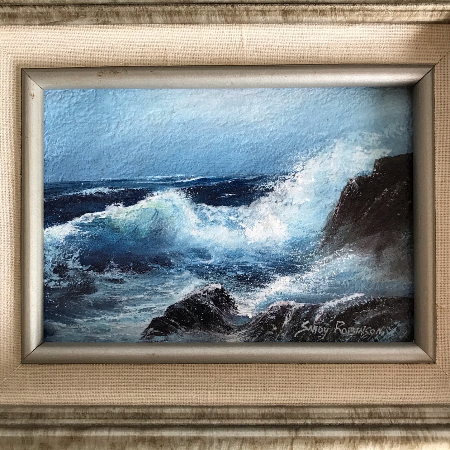 Original Seascape Painting, Sandy Robinson
