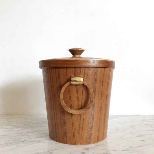 Vintage MCM Teak Ice Bucket