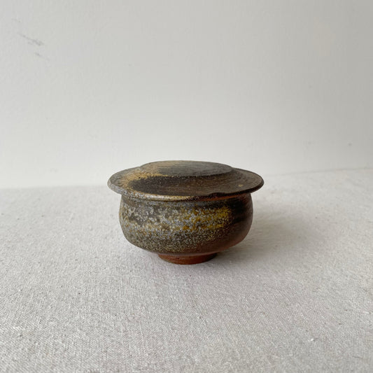 Vintage Lidded Stoneware Container