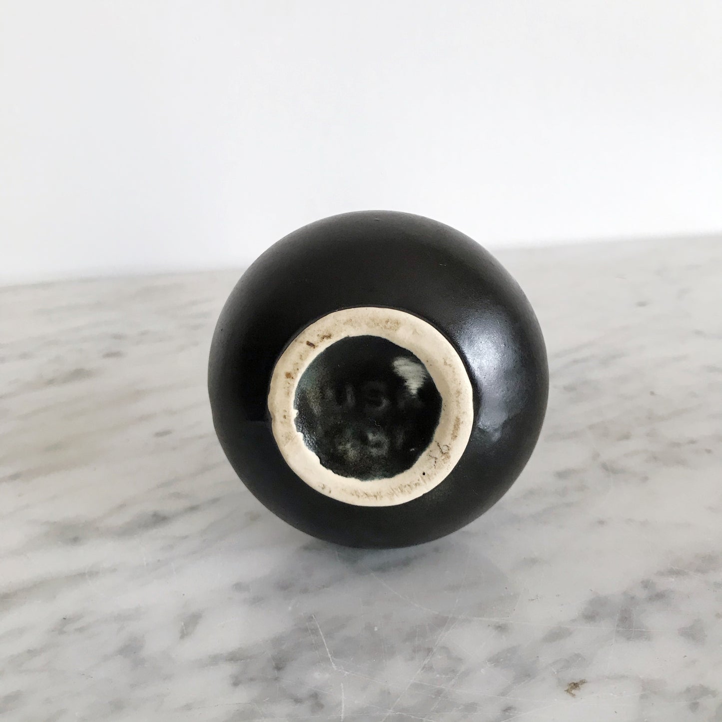 Vintage Black Mod Bud Vase