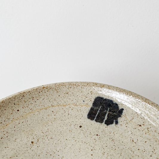 Smaller Pottery Plate with MN Zoo Moose