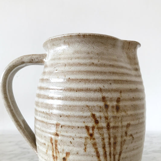 Large Vintage Studio Pottery Pitcher