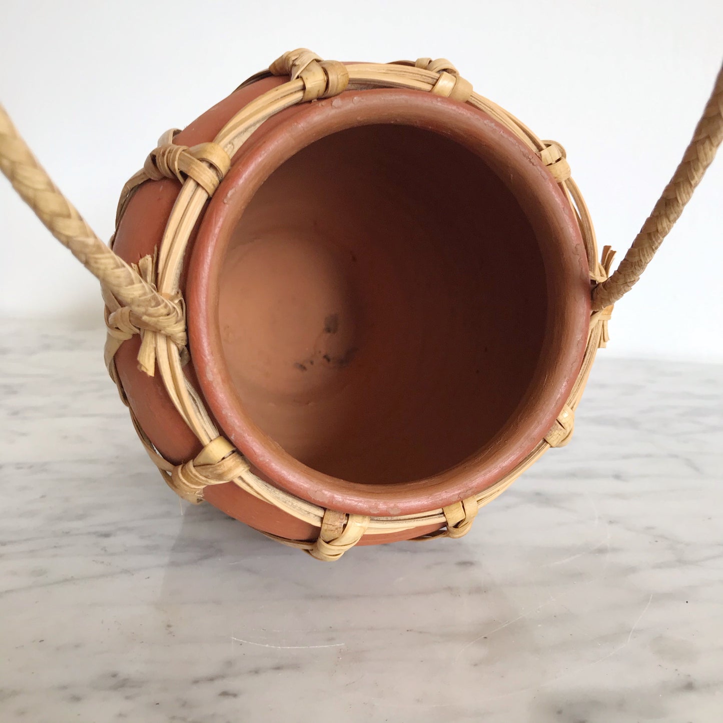 Vintage Hanging Terra-Cotta Jug