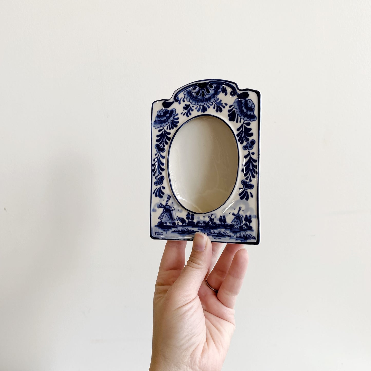 Vintage Porcelain Picture Frame