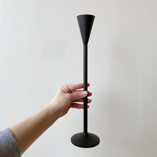 Found Iron Candle Holder, 15”