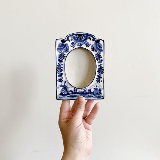 Vintage Porcelain Picture Frame