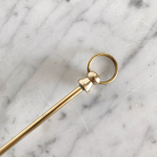 Simple Vintage Brass Candle Snuffer