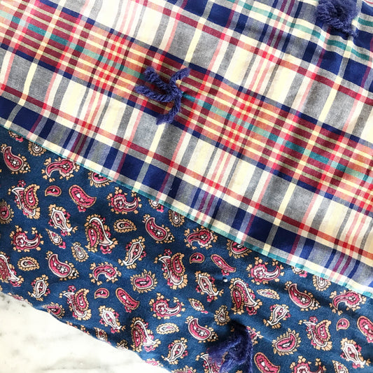 Blue Plaid Quilt