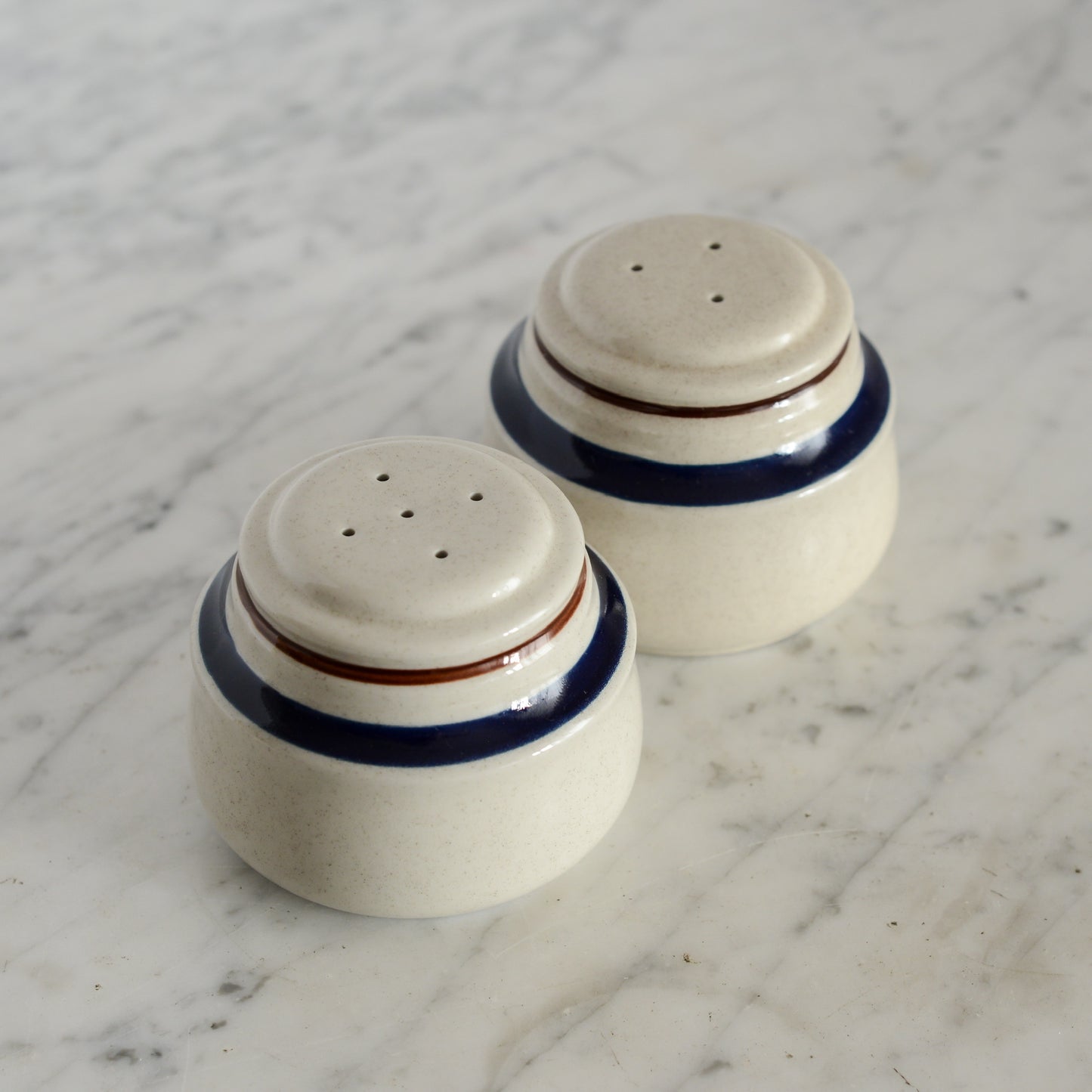 Vintage Stoneware S&P Shaker Set, Japan