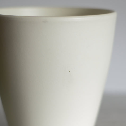 Large Matte White Vase, Germany