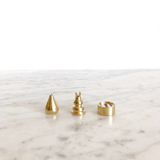 Minimalist Brass Incense Holder