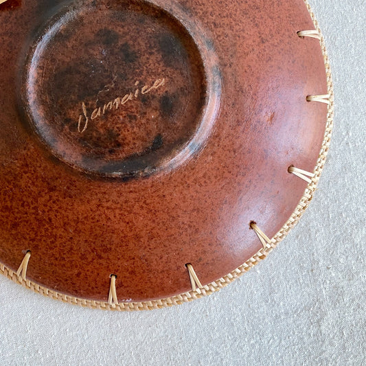 Vintage Decorative Clay Plate