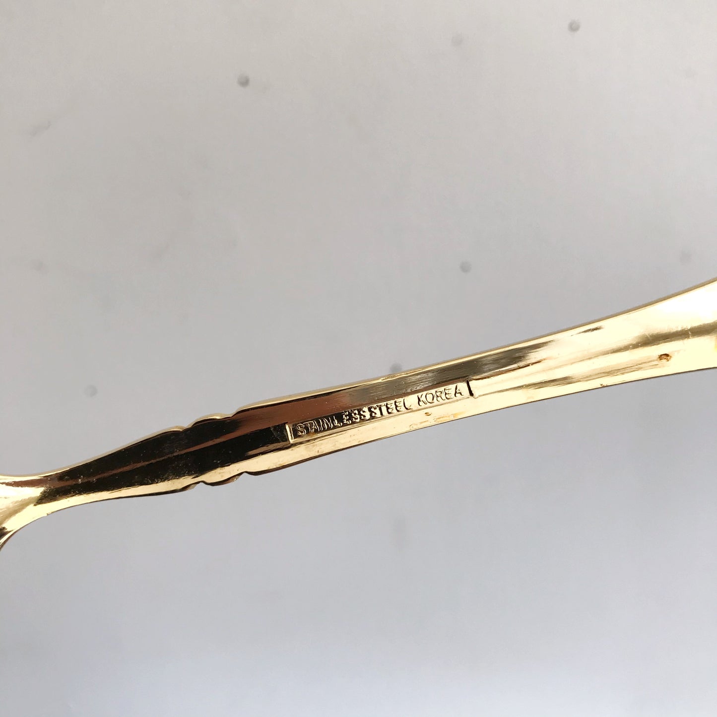 31-piece Set of Vintage Gold Flatware, Fan Pattern