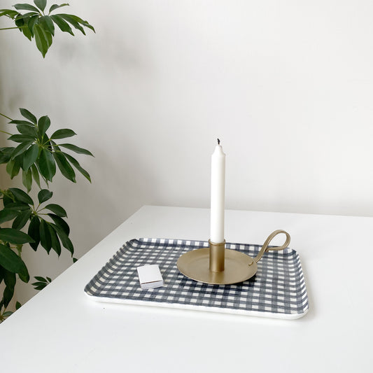 Golden Chamberstick Candle Holder