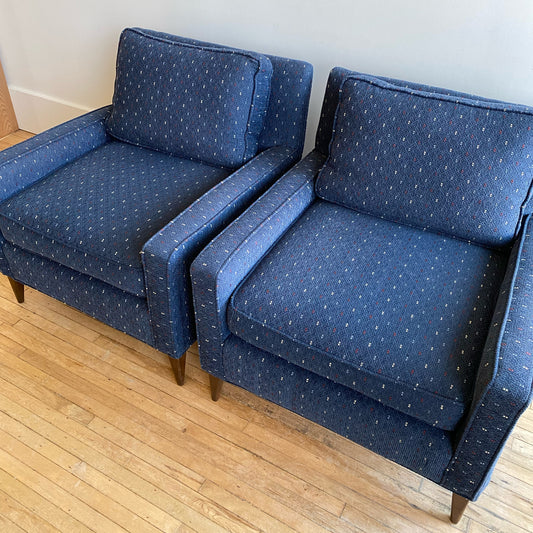 Pair of Vintage Mid-Century Armchairs