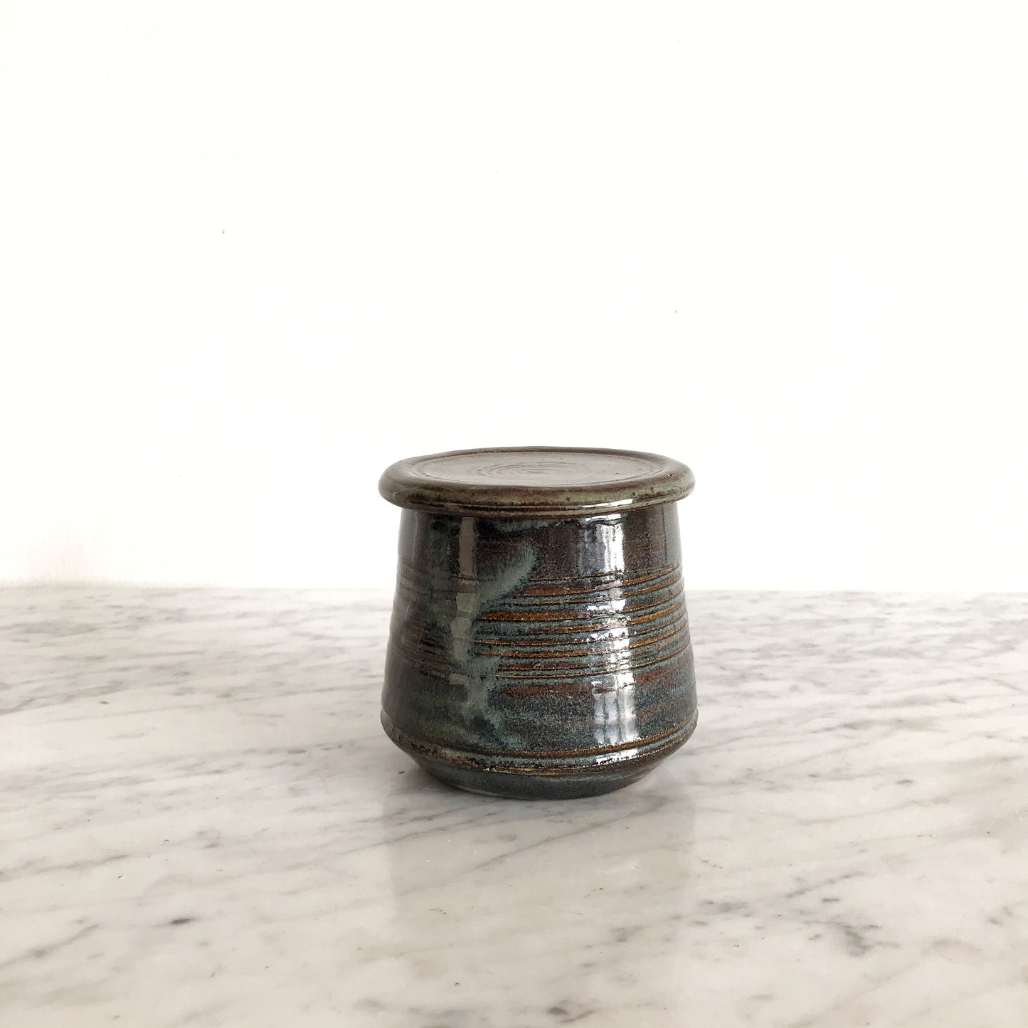 Handcrafted Stoneware French Butter Dish