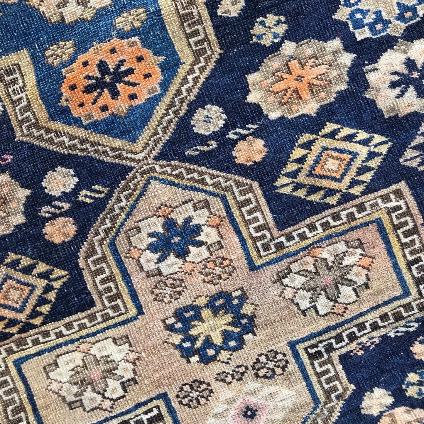 “REMINGTON” Antique Hand-knotted Rug (4.9 x 3.9)