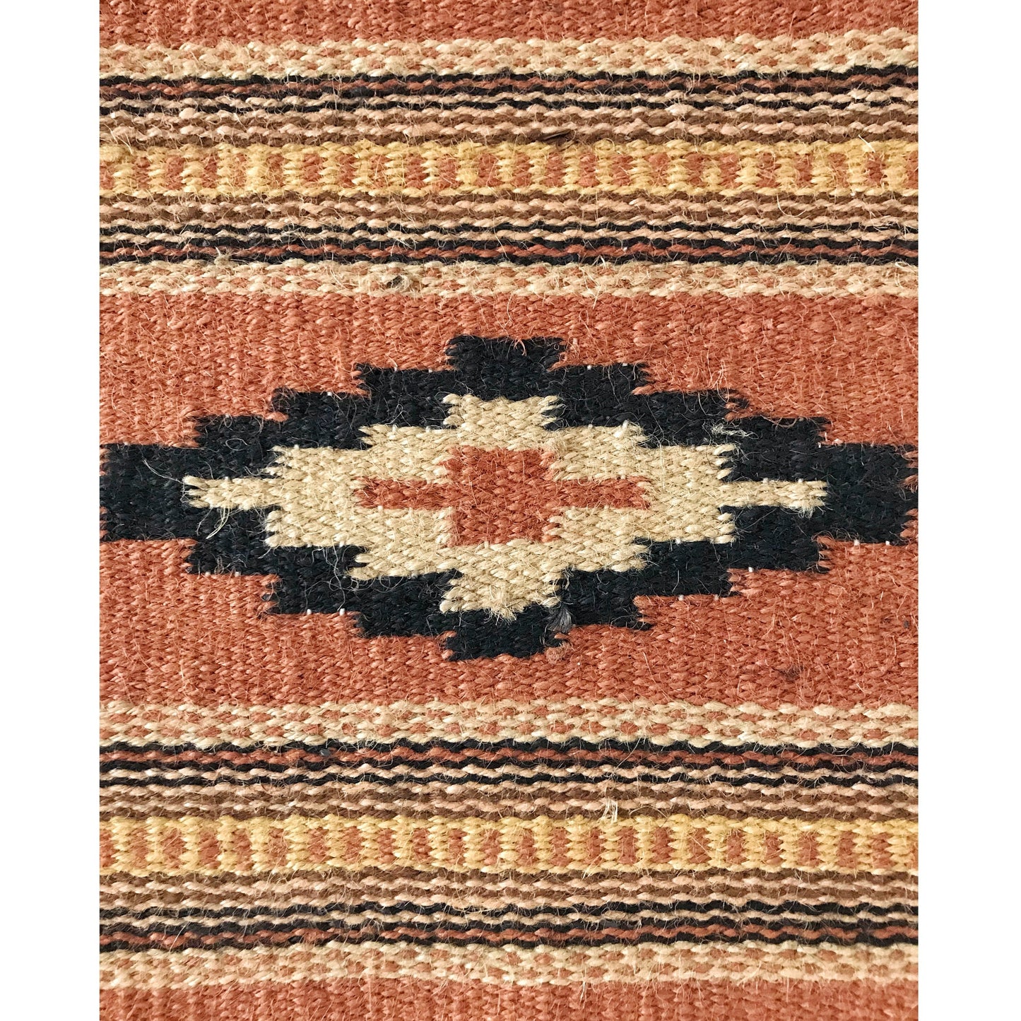 Vintage Woven Wool Table Runner, “REMMI”