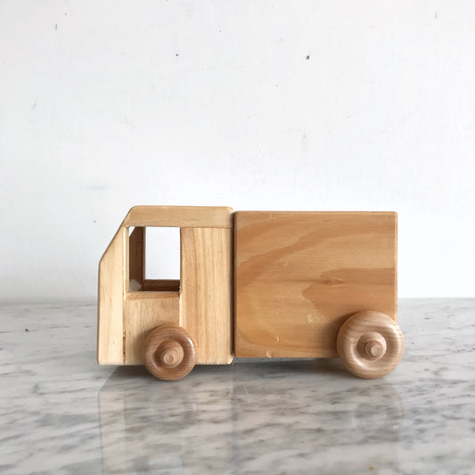 Handcrafted Wooden Truck Coin Bank