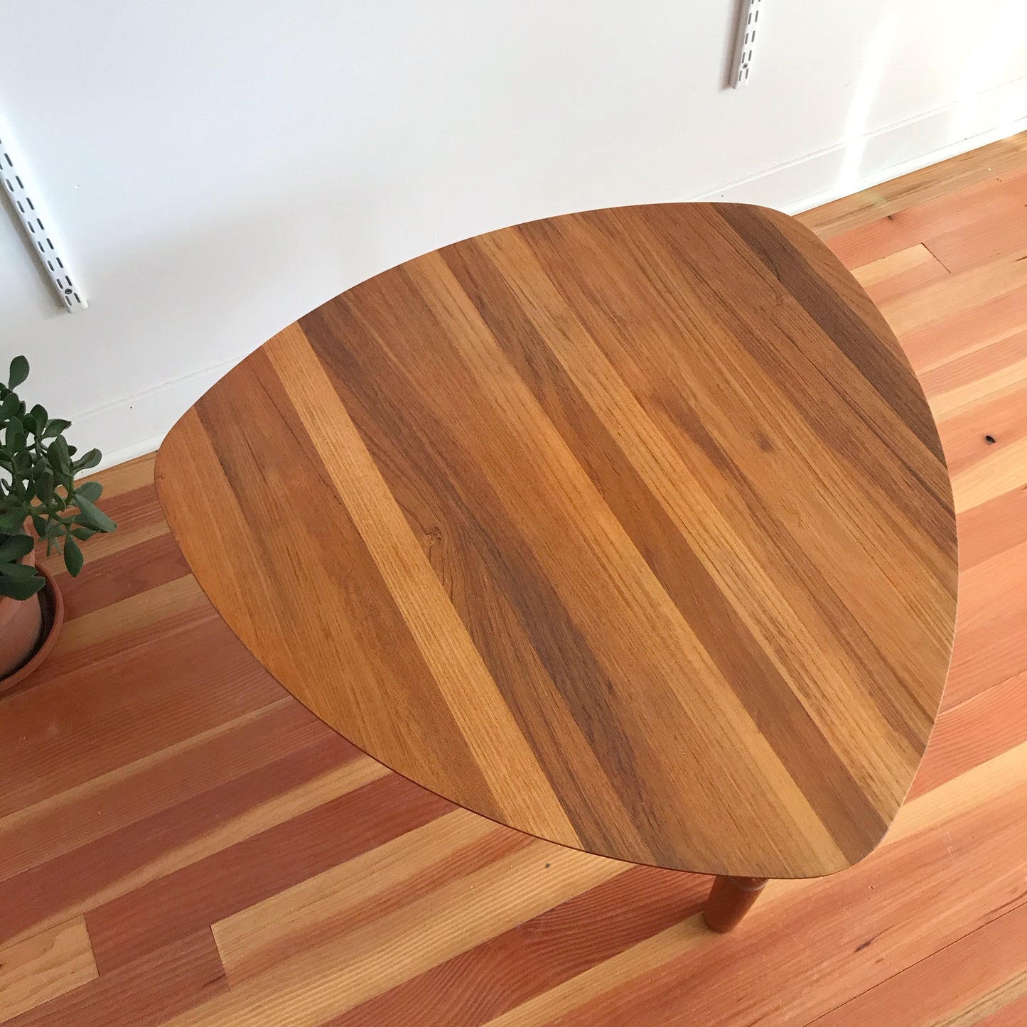 Triangular Teak Side Table, Denmark