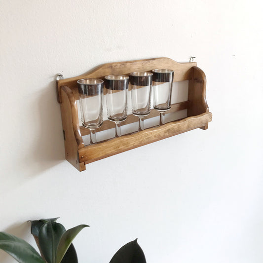 Vintage Wooden Spice Rack