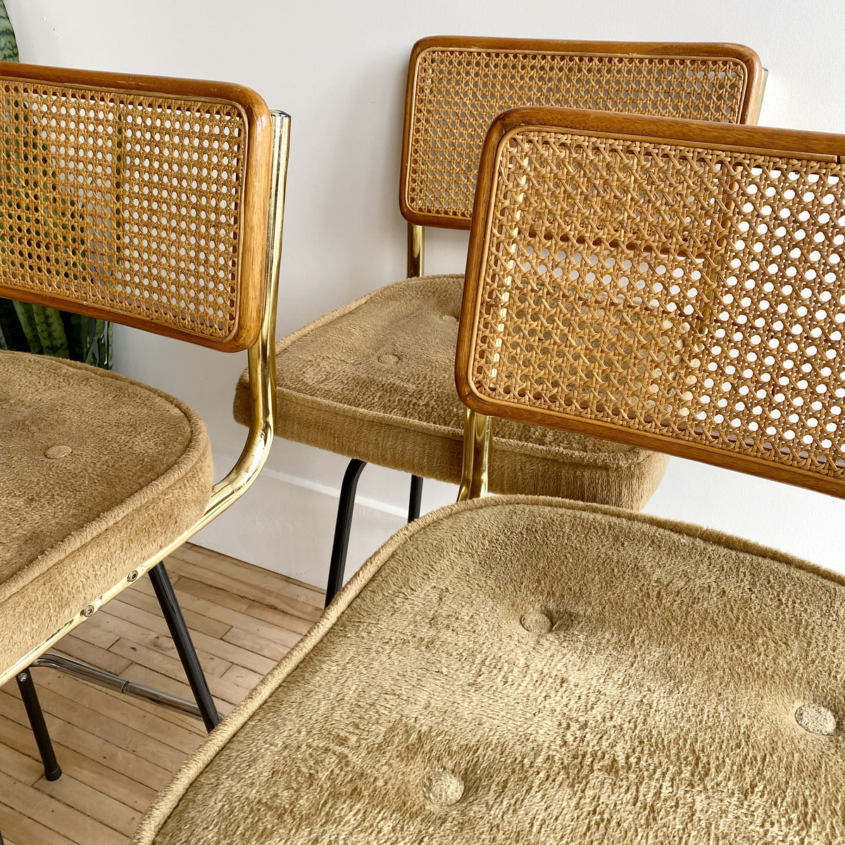 Set of 3 Vintage MCM Bar Stools