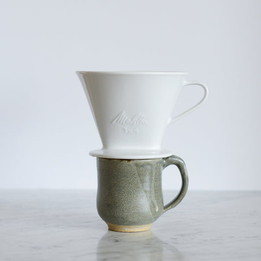 Melitta Porcelain Pour-Over Coffee Filter, 1X4